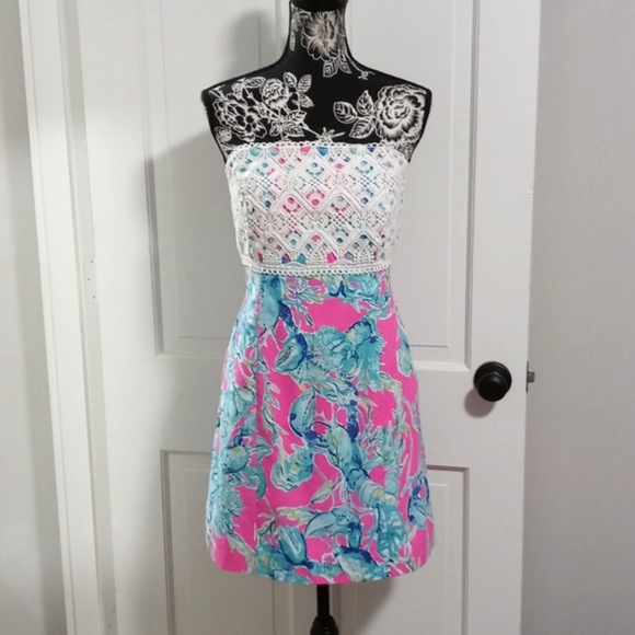 🦞VERY HTF Lilly Pulitzer🦞 - Brynn Dress - Picture 1 of 15